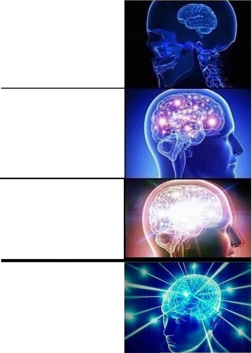 Expanding Brain meme about Yellowbird Foods