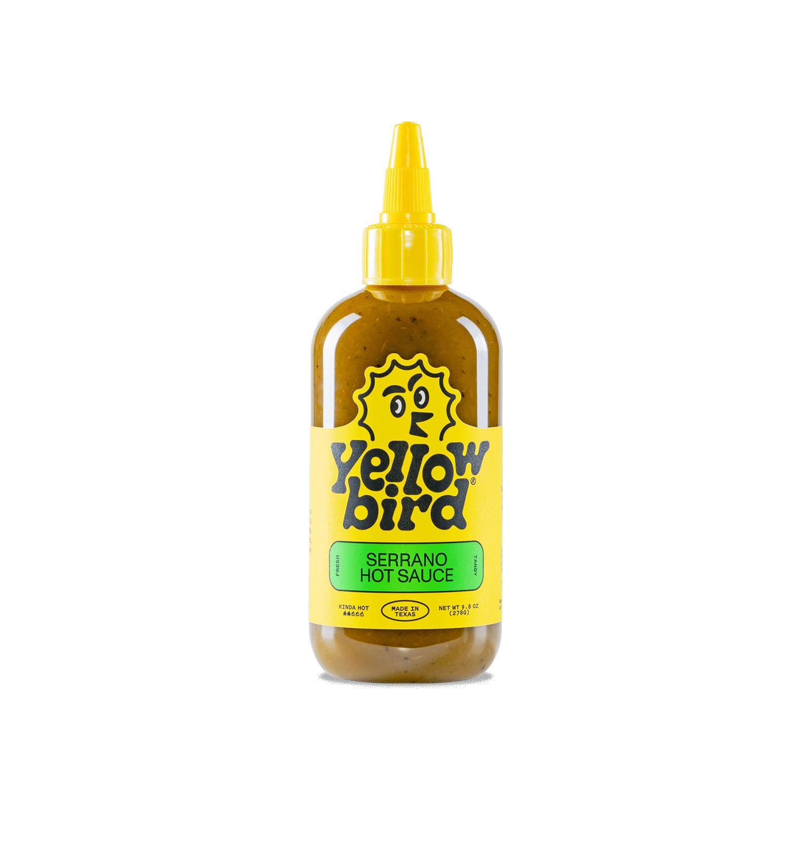 Yellowbird Classic Serrano Hot Sauce 9.8 oz.