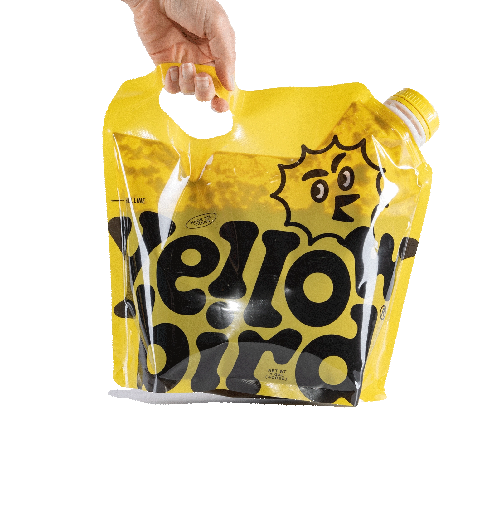 Yellowbird Classic Ghost Pepper Hot Sauce Gallon Flex Bag