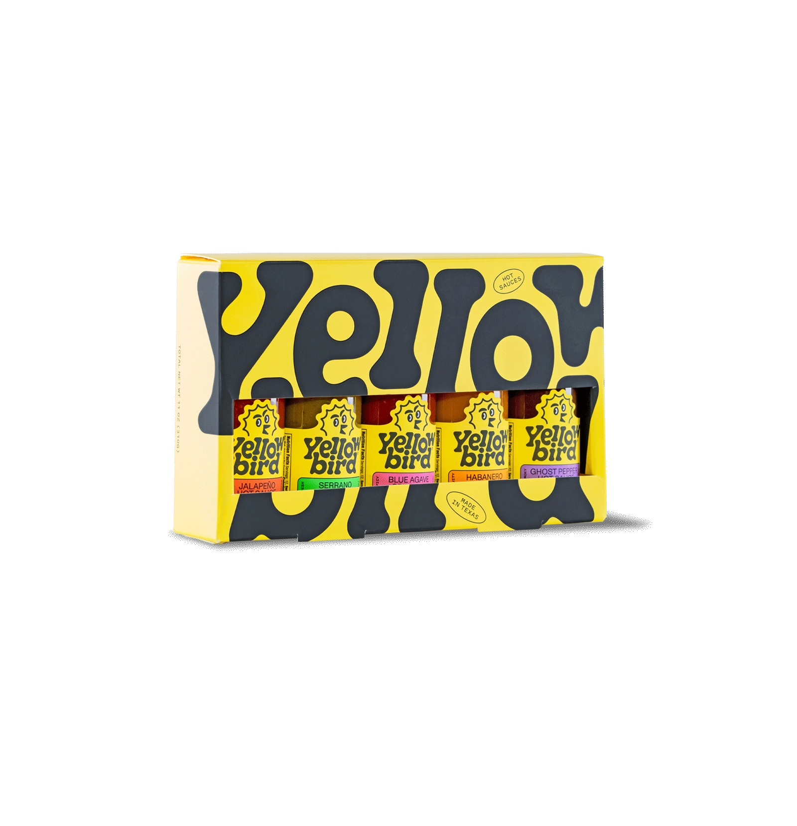 Yellowbird Classic Hot Sauce Variety 5-Pack 2.2 oz. Gift Set