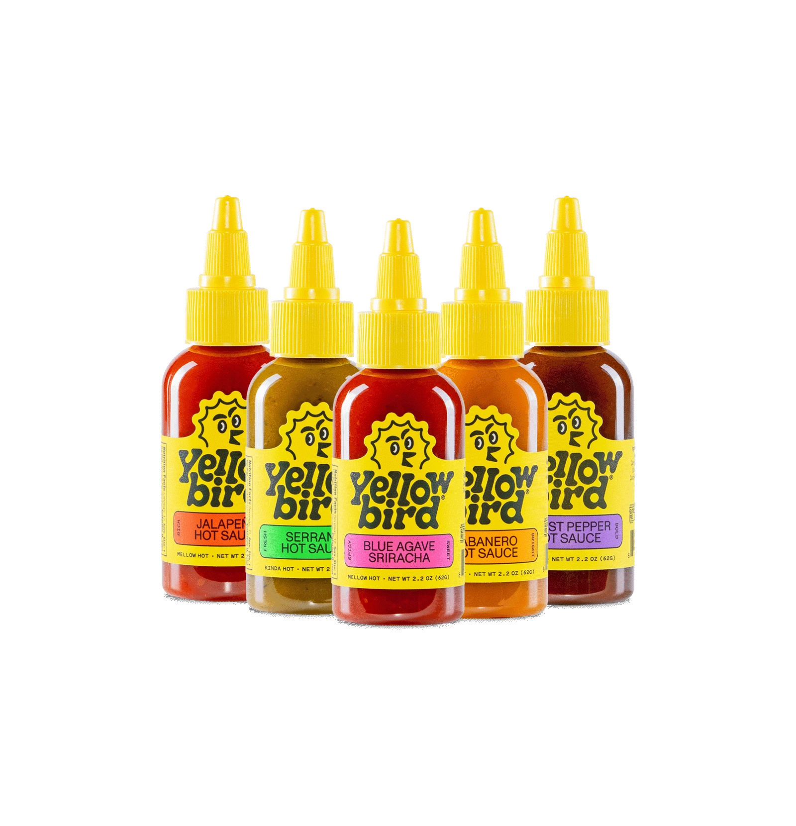 Yellowbird Classic Hot Sauce Variety 5-Pack