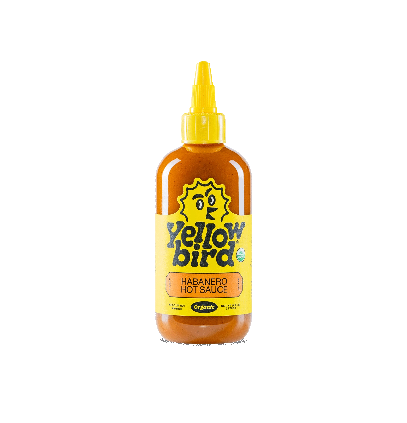 Yellowbird Organic Habanero Hot Sauce 9.8 oz.