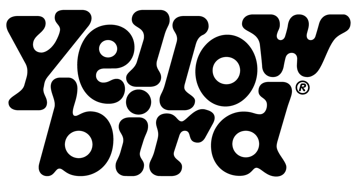 Yellowbird logo stacked in black
