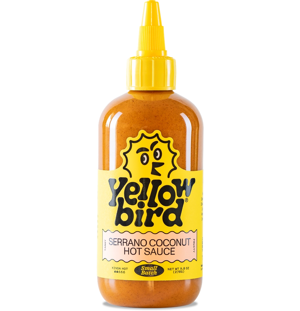 Yellowbird Serrano Coconut Hot Sauce 9.8 oz.
